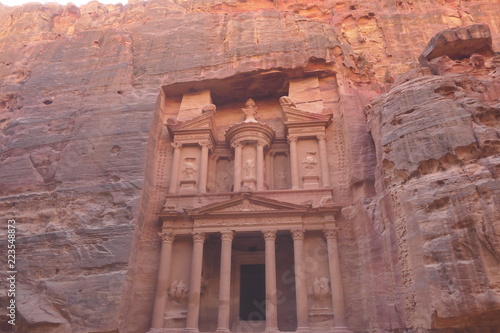 Direct view of the Treasury (Al-Khazneh) - Petra, Jordan