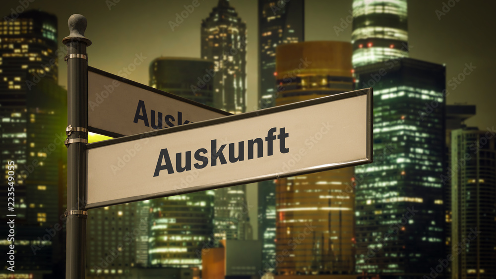 Schild 373 - Auskunft Schild 373 - Auskunft