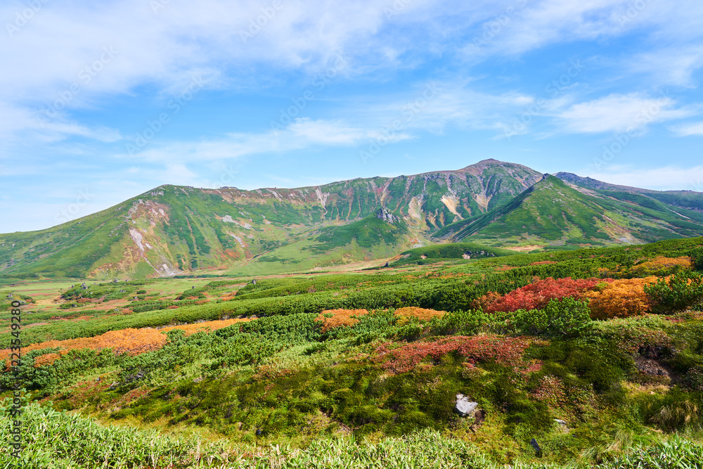 紅葉の始まった大雪山
紅葉の始まった大雪山