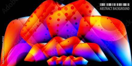 Geometric colorful abstract background