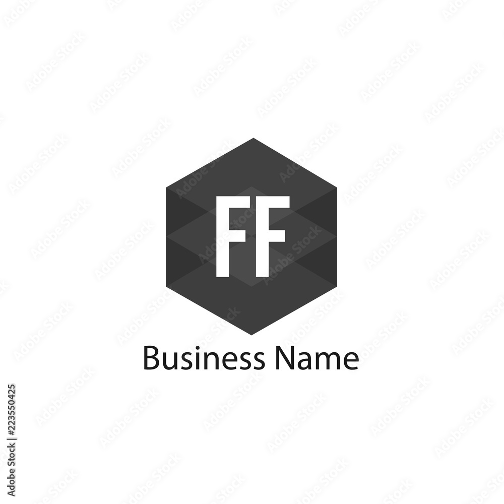 Initial Letter FF Logo Template Design Initial Letter FF Logo Template Design