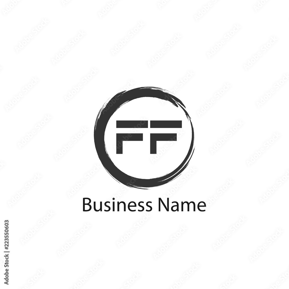 Initial Letter FF Logo Template Design Initial Letter FF Logo Template Design
