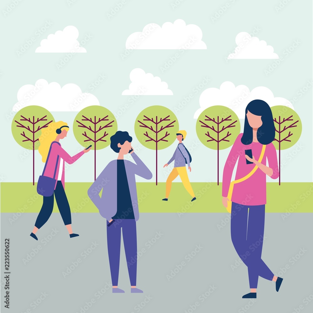 Fototapeta premium people outdoor activities