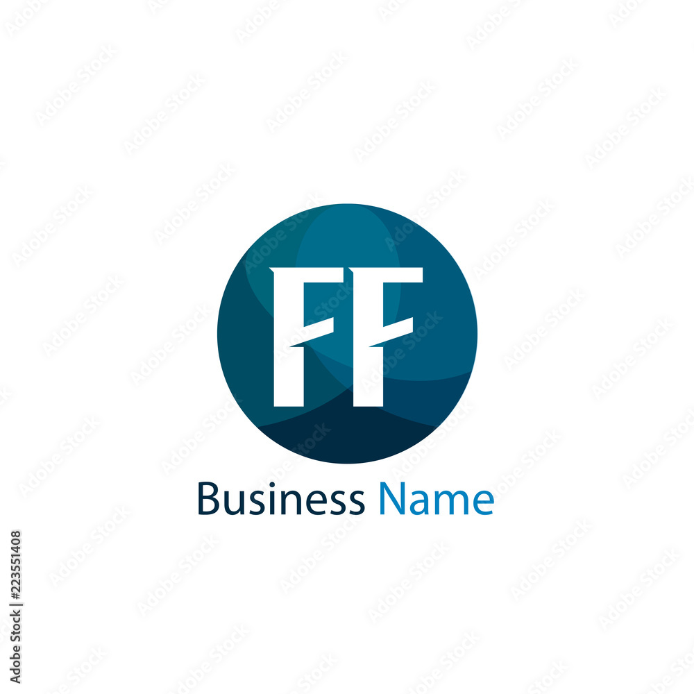 Initial Letter FF Logo Template Design Initial Letter FF Logo Template Design