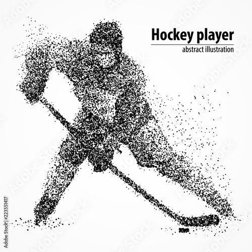 abstraction, hockey, ice, puck photo