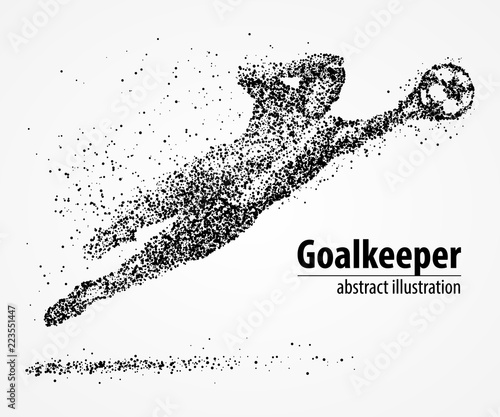 abstract, football, goalkeeper, athlete photo