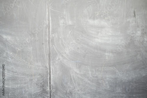 Chalk rubbed out on blackboard