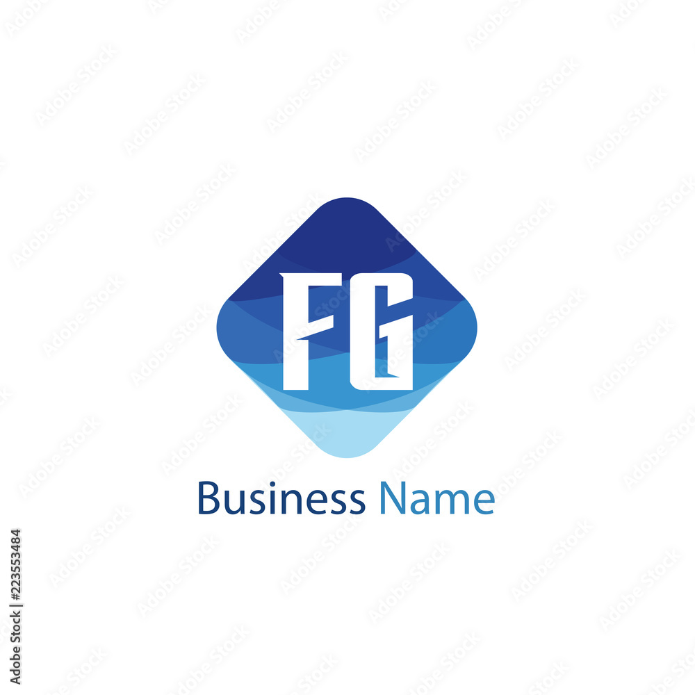 Initial Letter FG Logo Template Design Initial Letter FG Logo Template Design