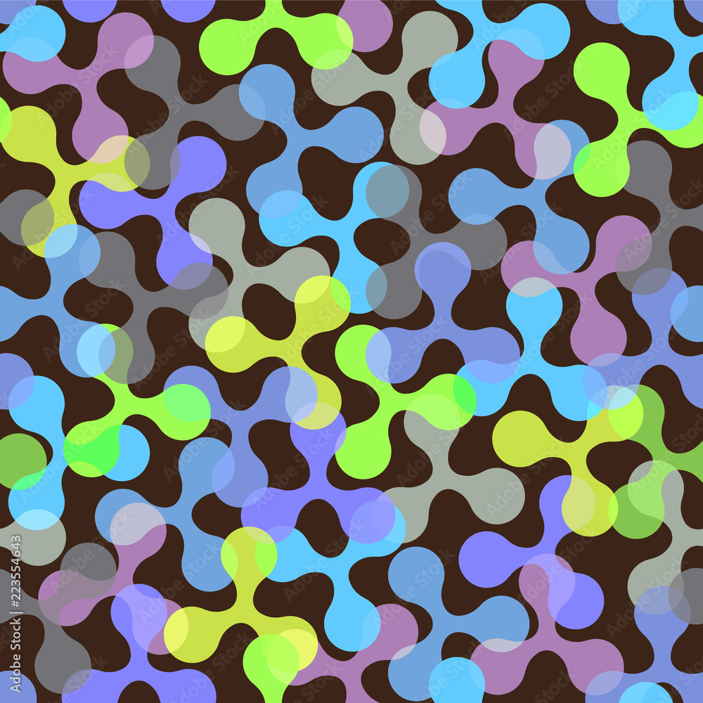 Obraz premium Retro repetitive wallpaper - Vintage vector pattern