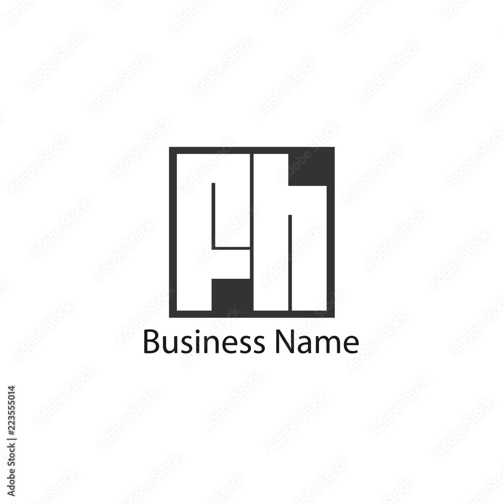 Initial Letter FH Logo Template Design Initial Letter FH Logo Template Design