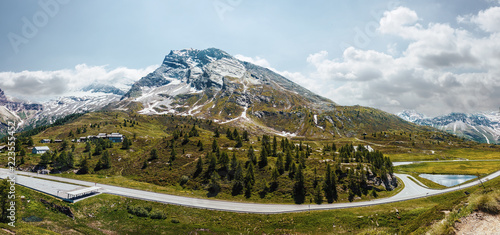 Fototapeta Naklejka Na Ścianę i Meble -  Panorama at the Simplon mountain pass
