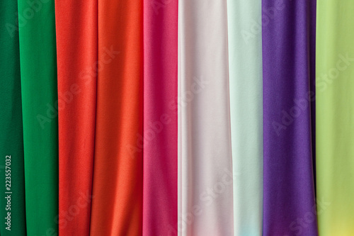multi-colored fabric