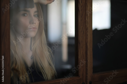 Young girl at home relaxing Free Download Young girl at home relaxing - GFXLoad