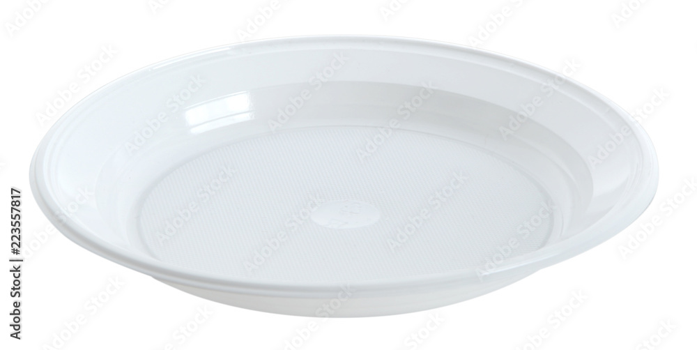 white plasticfood plate on white background with curve -ready to work white plasticfood plate on white background with curve -ready to work