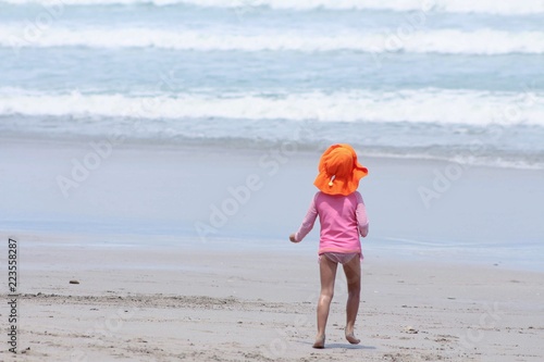 Girl at beach 
