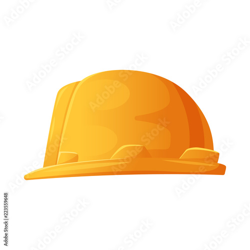 Isolated object of headgear and cap logo. Set of headgear and accessory vector icon for stock.