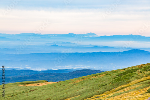 高原と山脈