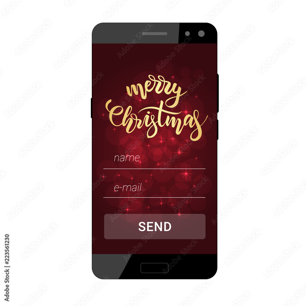 Merry Christmas card Merry Christmas card