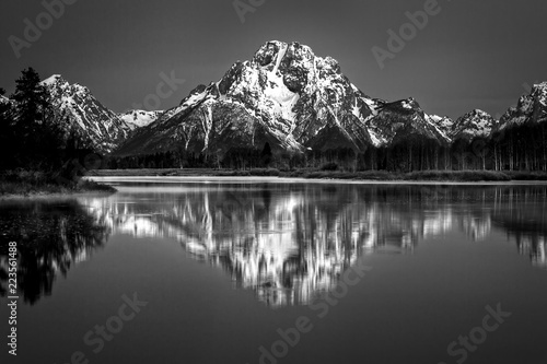 Tableau sur toile Oxbow Bend Reflection