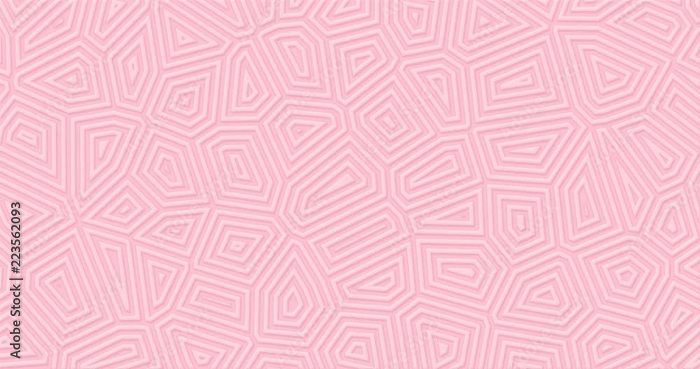 Vidéo Stock Light pink matte geometric surface background. Random
