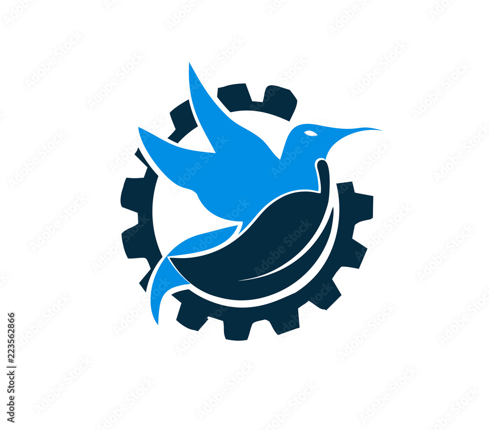 Obraz premium bird free vector logo