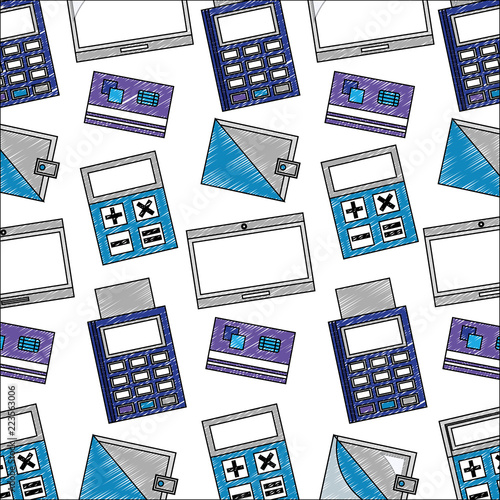 calculator with voucher and wallet