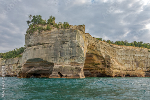 Lovers Leap at Pictured Rocks National Lakeshore in the Upper Peninsula of Michigan
