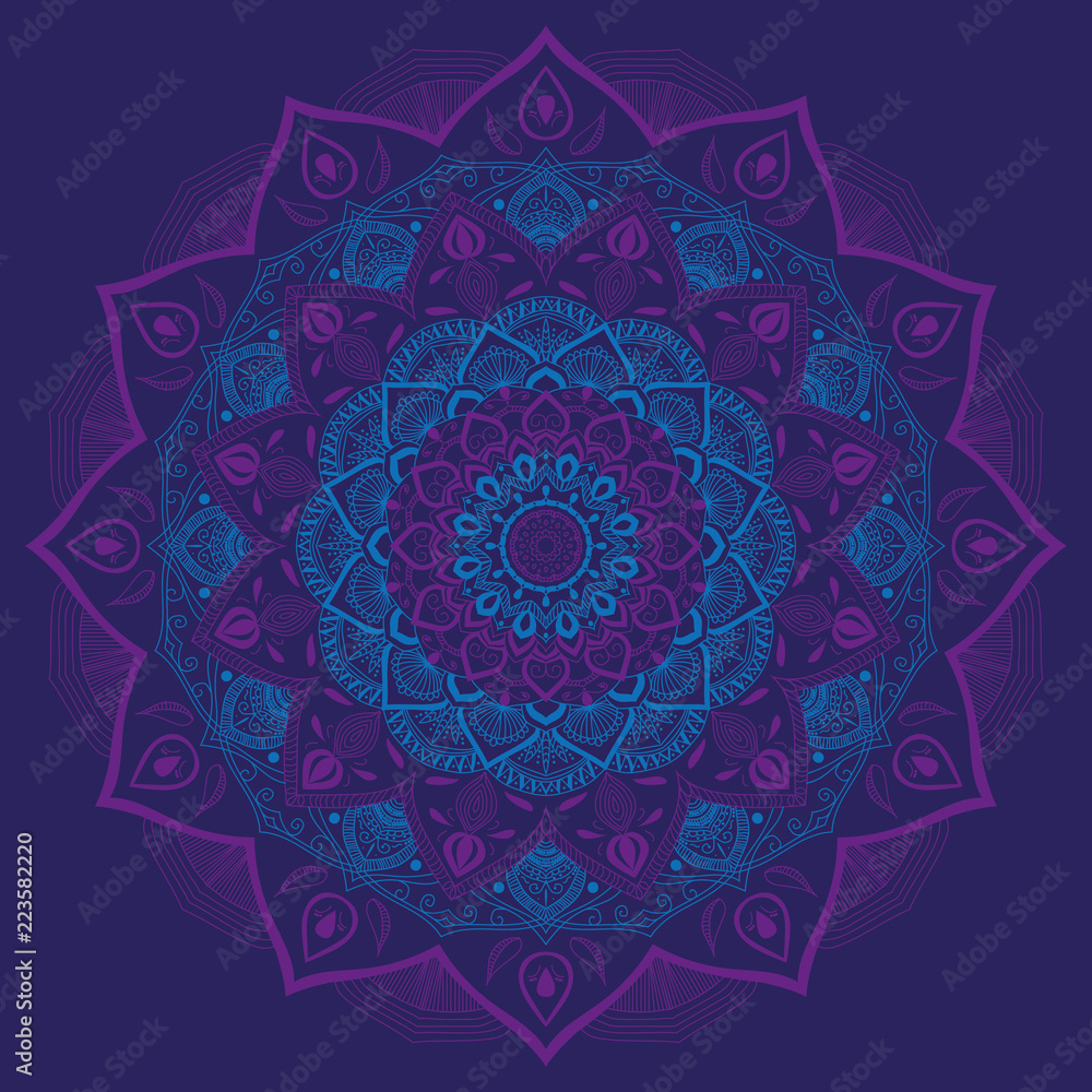 Double Color Mandala
