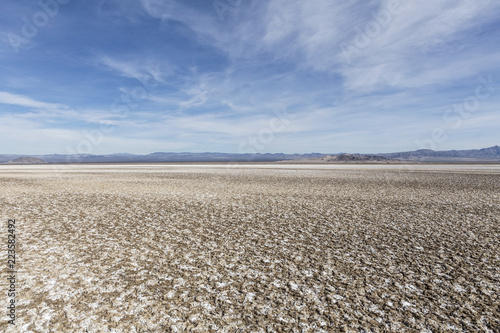 Soda dry lake bed in the Mojave desert near Baker and Zzyzx California. 