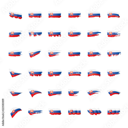 Free Download Slovakia flag, vector illustration on a white background. - GFXLoad