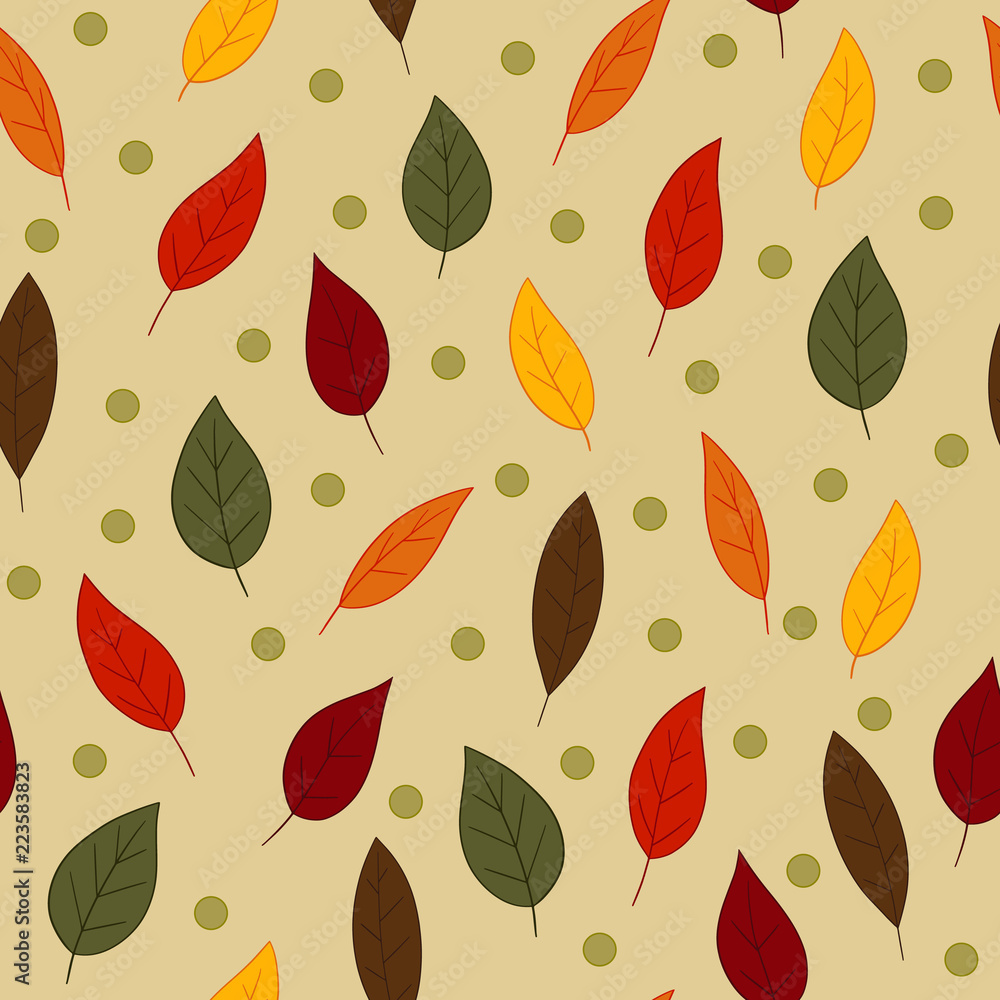 Seamless Leaf Pattern Seamless Leaf Pattern