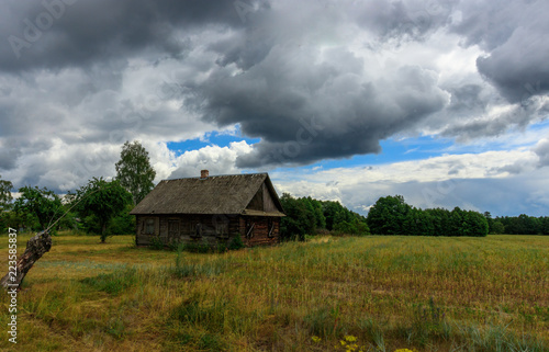 old wooden house in eastern Poland