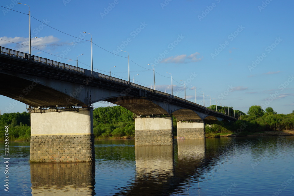 Russia. The city of Kirov, the river Vyatka. Spring of 2017. Russia. The city of Kirov, the river Vyatka. Spring of 2017.