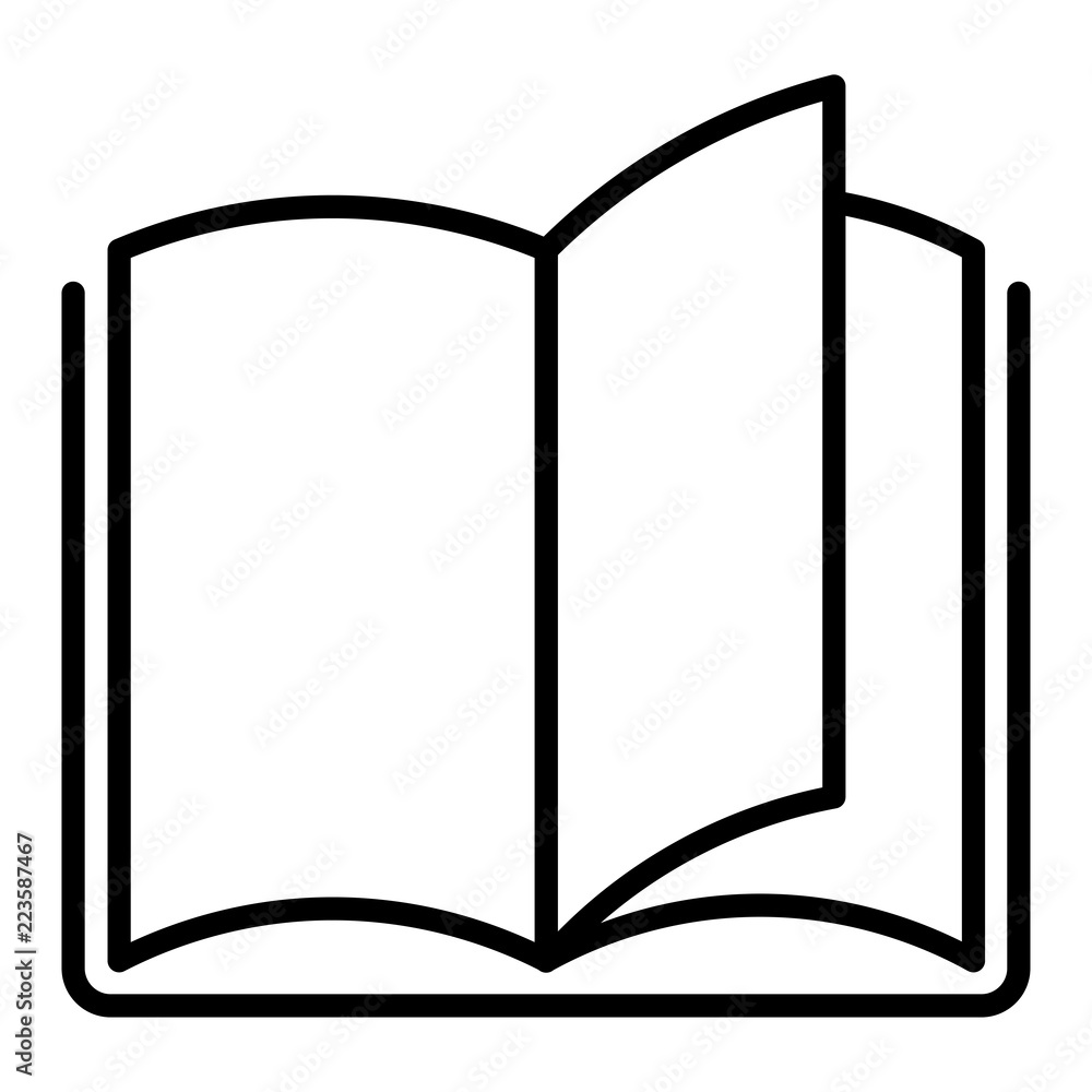 Book outline icon. linear style sign for mobile concept and web design. Open book simple line vector icon. Education symbol, logo illustration. Pixel perfect vector graphics Book outline icon. linear style sign for mobile concept and web design. Open book simple line vector icon. Education symbol, logo illustration. Pixel perfect vector graphics