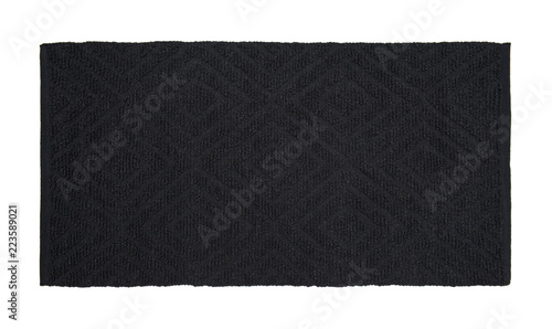 Carpet in diamonds isolated on white background