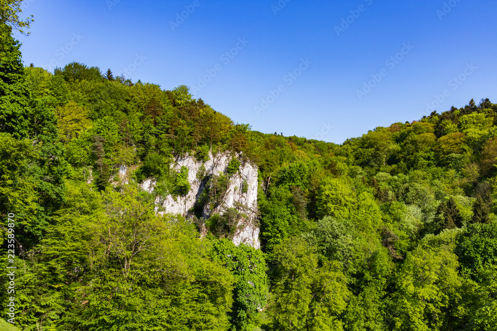 rocks in the Ojców National Park rocks in the Ojców National Park