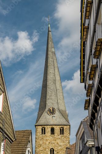 Kirche / Kirchplatz / Kirchturmuhr / Altstadt Hattingen photo