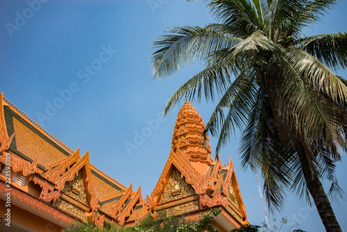 Wat Bo beautiful temple in Siem Reap  Cambodia