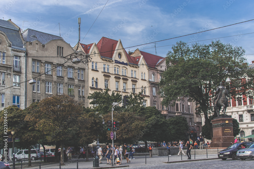 Obraz premium Architektura rynek