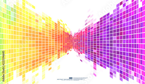 Colorful abstract background mosaic pixels