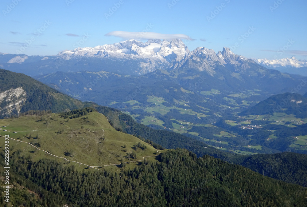 Landschaft in Salzburg, Abtenau und Dachstein