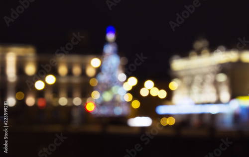 Background image with Christmas fir © Anna