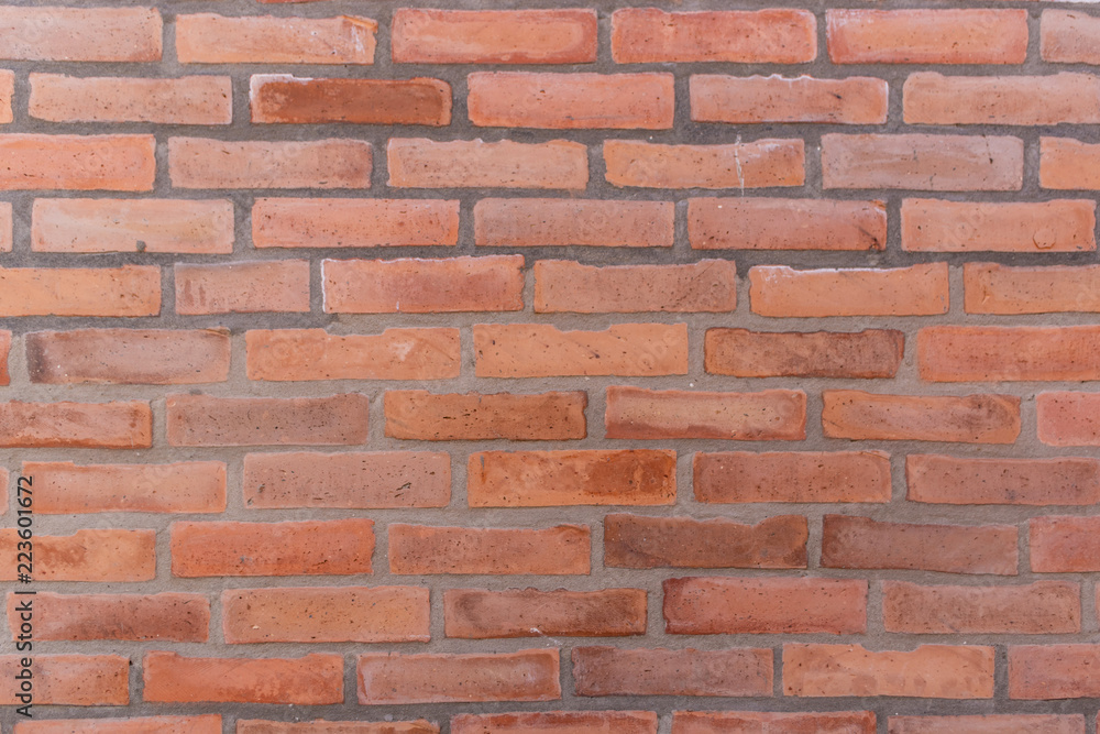 Wall of red old brick. Detailed texture Wall of red old brick. Detailed texture