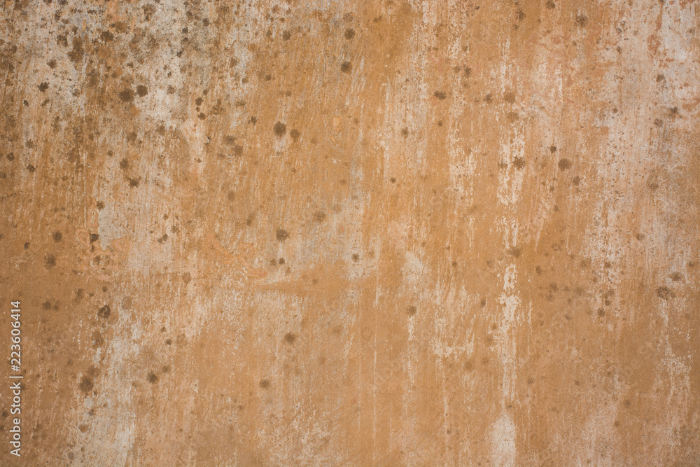 Fototapeta premium Grunge wall brown background. Abstract old texture with copy space