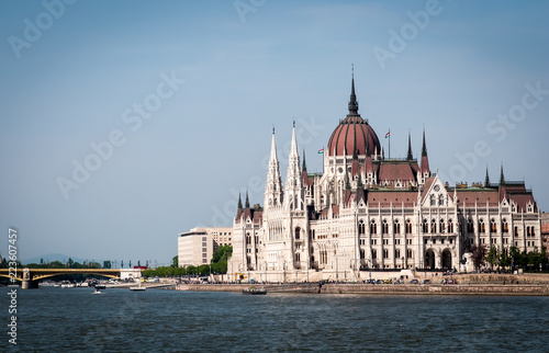 View of Budapest parliament , Hungary .