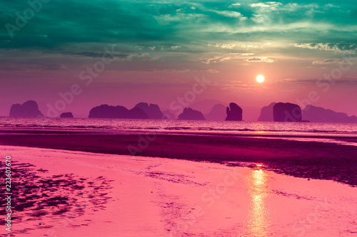 Sunset at Koh Yaoh Noi, Thailand