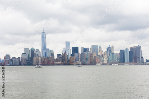 Cloudy New York Skyline