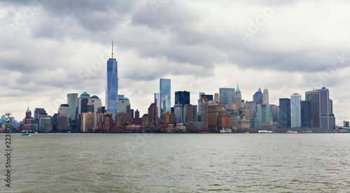 Cloudy New York Skyline