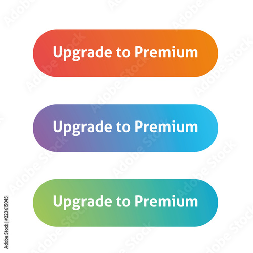 Upgrade to premium. Call to action button