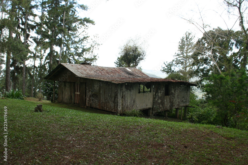 old house in village